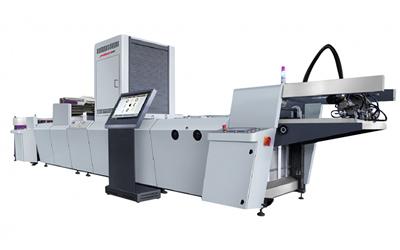 Máquina para barnizado y estampado